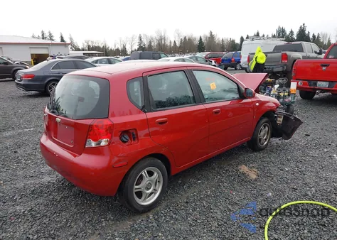 2007 Chevrolet Aveo 5 Special Value из США, поврежденный, VIN KL1TD66647B795527